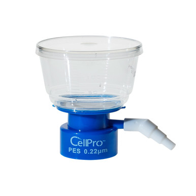 [VH50022] CellPro™ 500mL, 0.22μm Bottle Top Filter, PES Filter Material, 75mm, Sterile 1/Bag, 24/CS